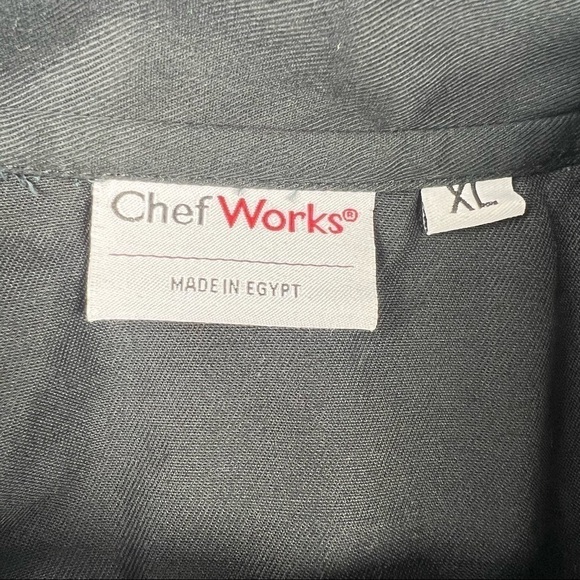 NWT - Chef Works, Women's Marbella Chef Coat in Black. Size: XL - Picture 5 of 8